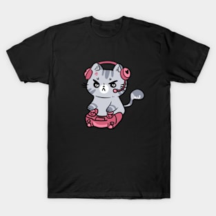 Angry gamer cat T-Shirt